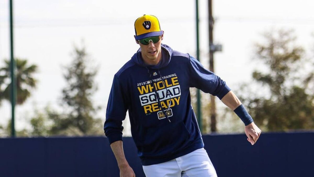 Christian Yelich Makes Spring Training Return Following Back Surgery Christian Yelich Makes Spring Training Return Following Back Surgery