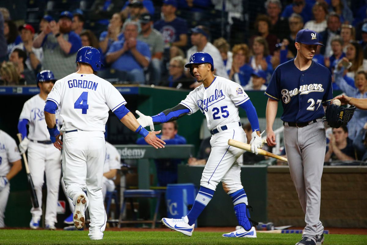 Eleven-Run Victory For Royals Against Brewers Eleven-Run Victory For Royals Against Brewers