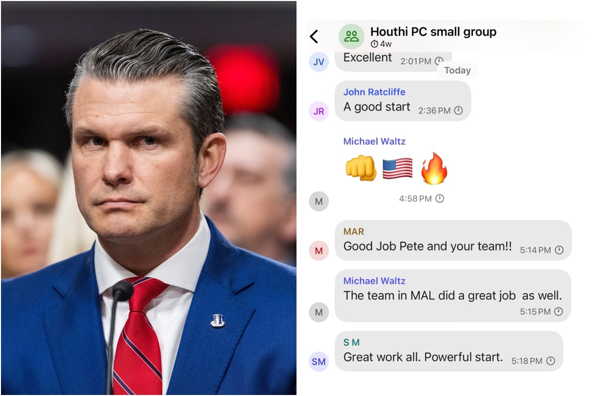 Hegseth's Signal Chat And Pentagon Hegseth's Signal Chat And Pentagon
