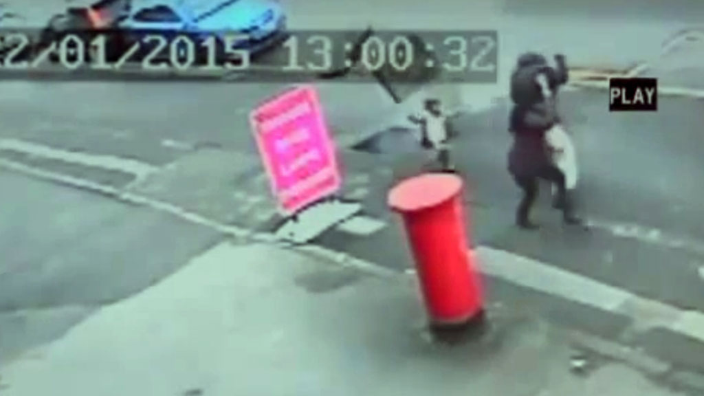 Manhole Explosion: Woman And Child Miraculously Escape Harm Manhole Explosion: Woman And Child Miraculously Escape Harm