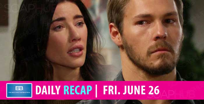 The Bold And The Beautiful April 9 Recap: Steffy Blames Bill, Finn Rushes To The ICU