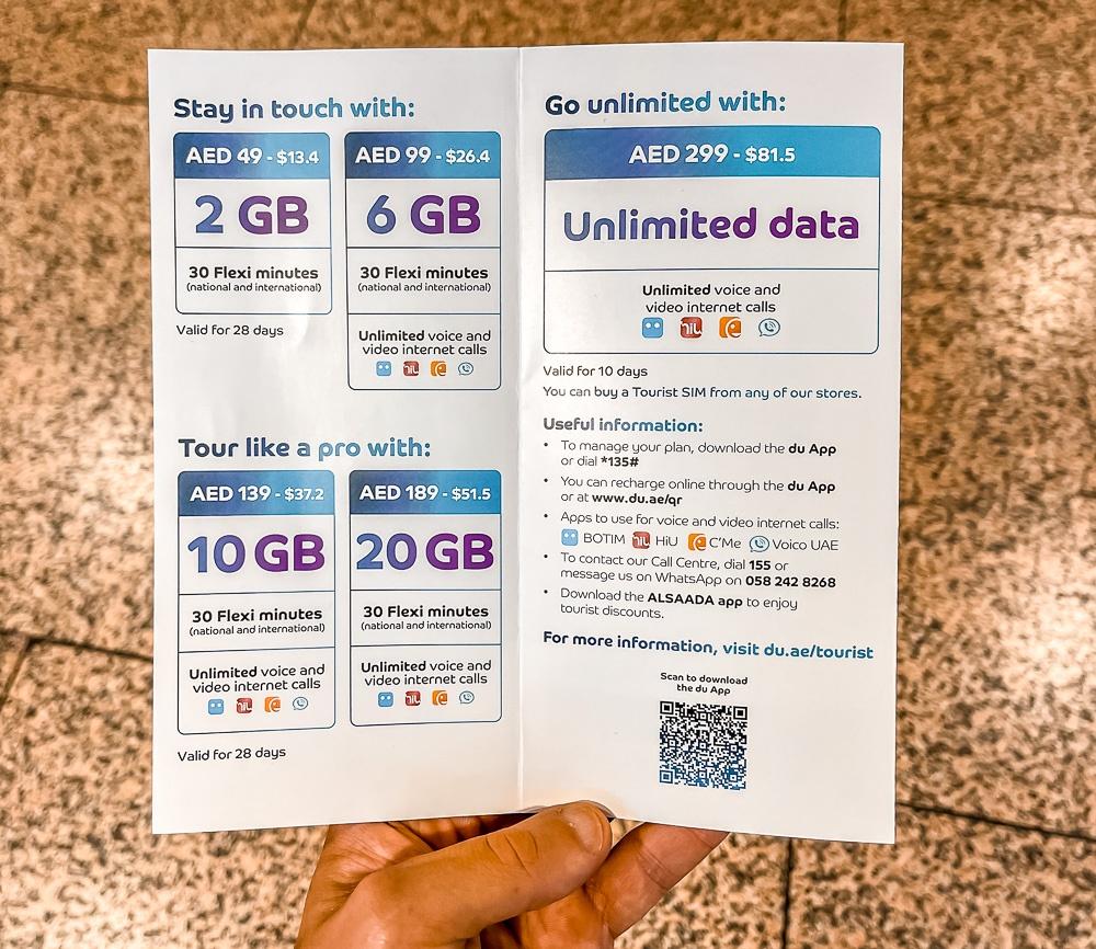 UAE Travel SIM: 10GB Data + Abu Dhabi Pass Discounts UAE Travel SIM: 10GB Data + Abu Dhabi Pass Discounts