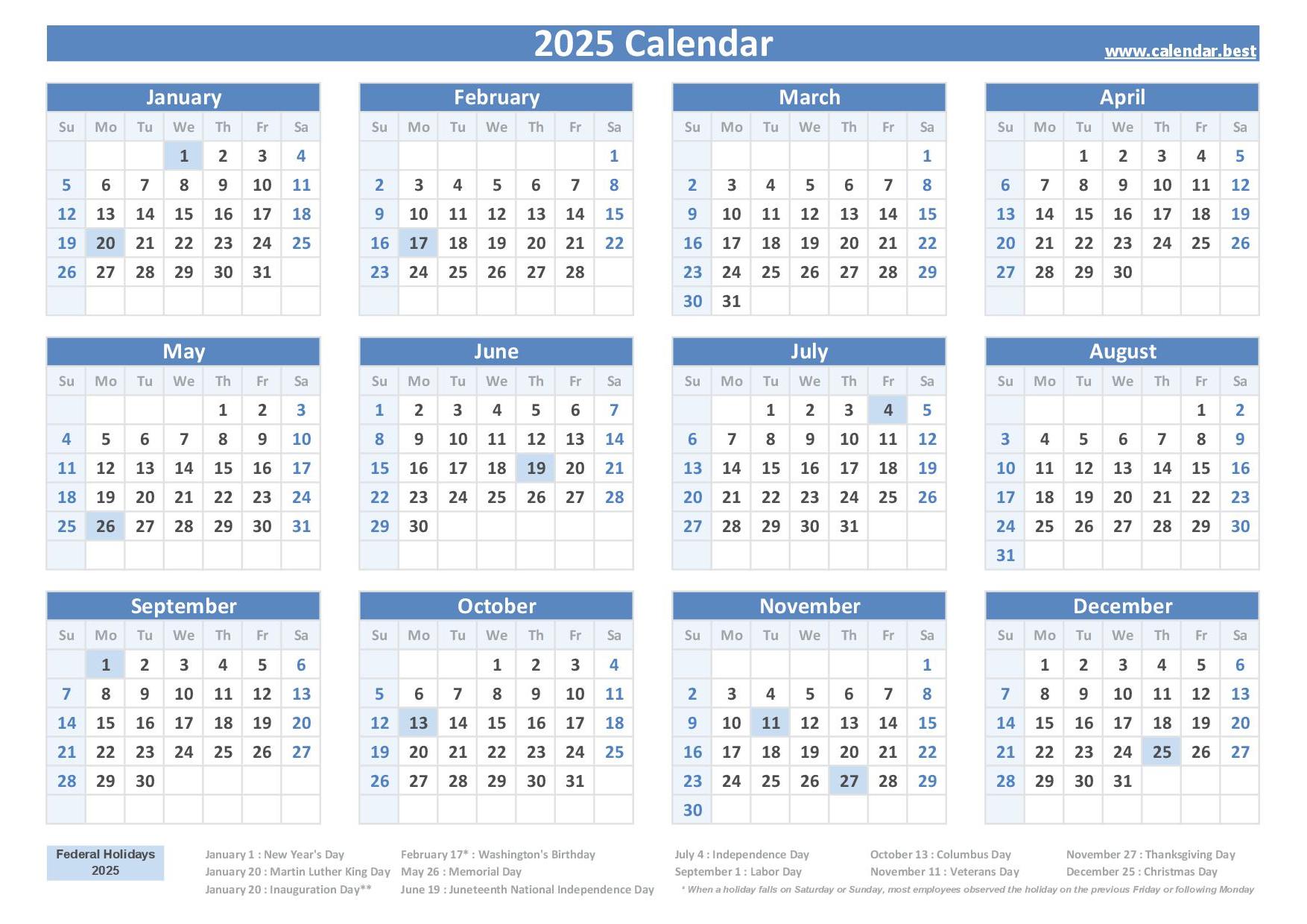 US Holidays 2025: A Comprehensive List Of Federal And State Holidays US Holidays 2025: A Comprehensive List Of Federal And State Holidays